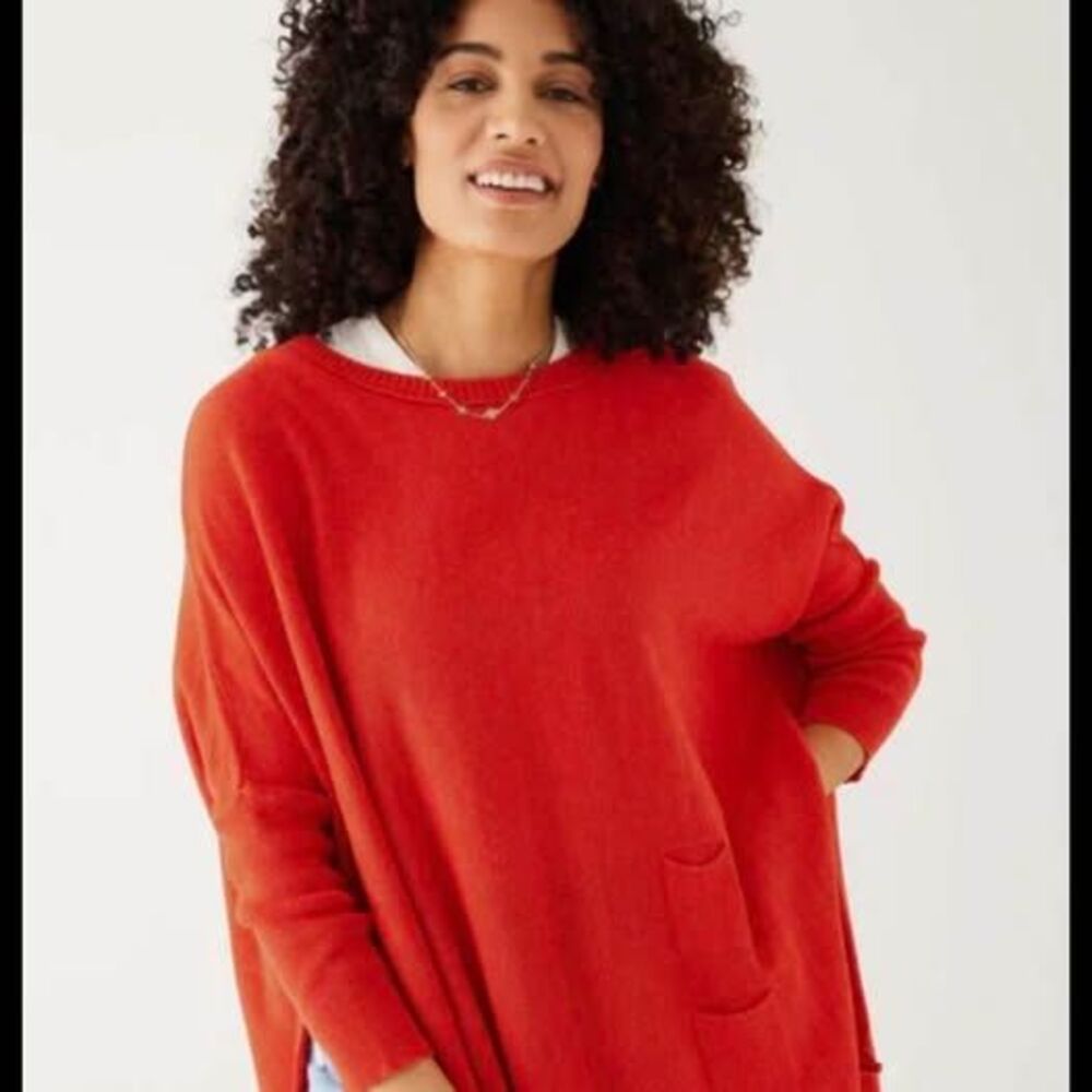 MERSEA Catalina Anywhere Sweater paprika tomato red One Size